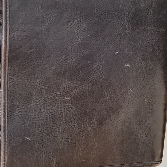 Brighton Brown Croc Leather Shoulder Bag - Picture 9 of 15